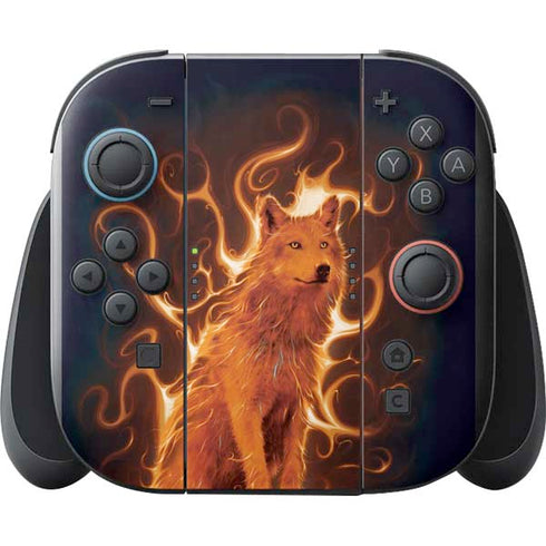 Phoenix Wolf by Vincent Hie Nintendo Switch 2 (2025) with Joy-Con Skin